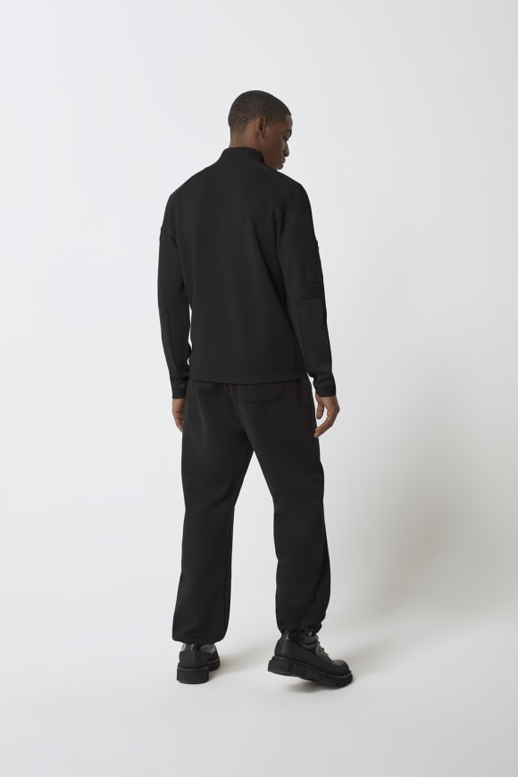 Stormont ¼ Zip Sweater Black Label