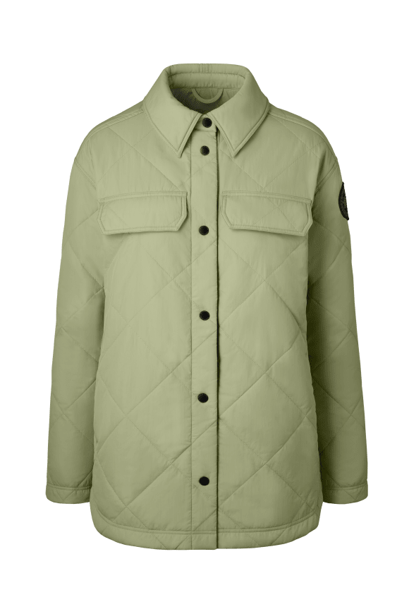 Albany 黑标绗缝衬衫夹克