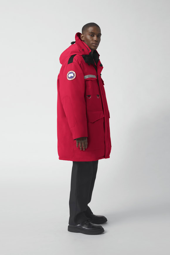 Stylish men's winter jacket parka red OJ Legend