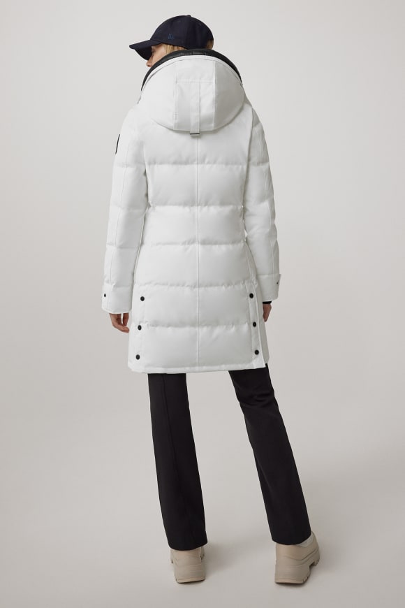 Canada goose black label arosa quilted hooded parka top