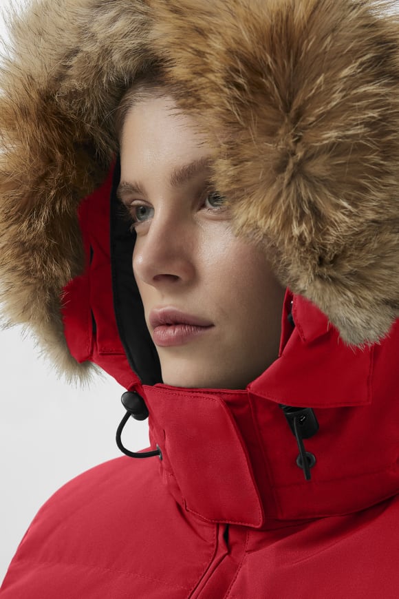 Vestes d hiver avec capuche en fourrure Canada Goose CH