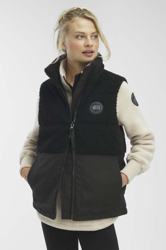 Women s Gilets Body Warmers Long Puffer Gilets Canada Goose NZ