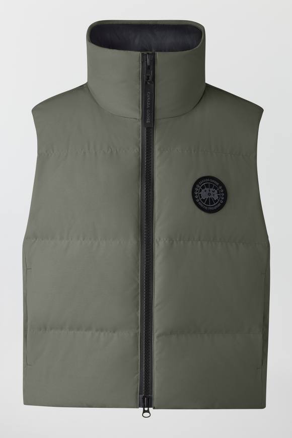 Women s Gilets Body Warmers Long Puffer Gilets Canada Goose TH