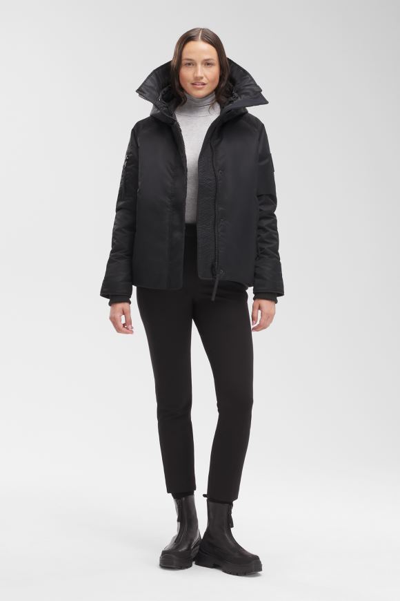 Canada goose jacket women's black label best sale