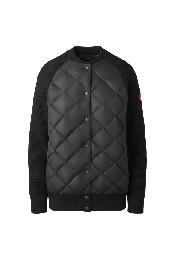 HyBridge® Quilted Knit Bomber