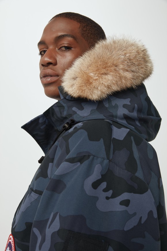 canada goose camo bomber jacket