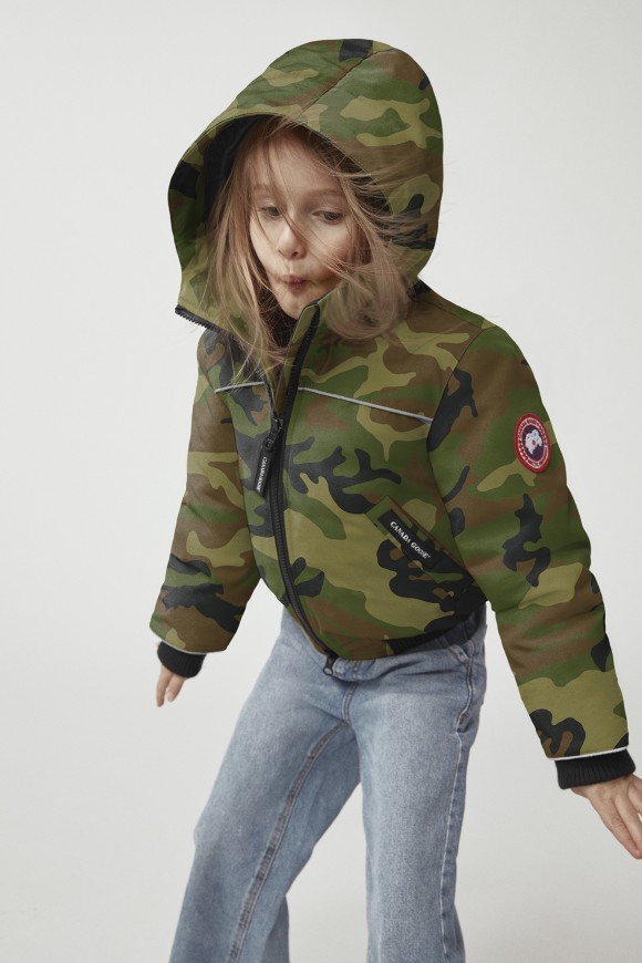 Kids Grizzly Bomber Jacket Print