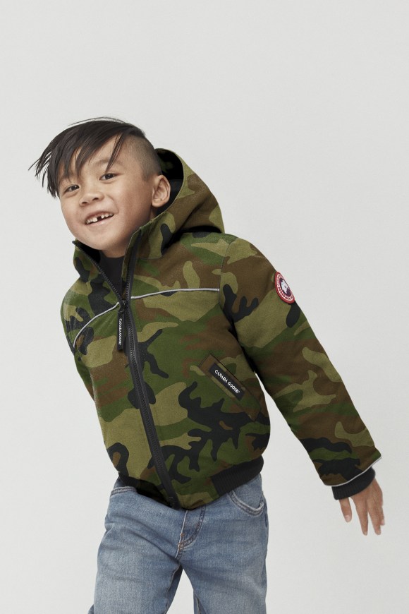 Kids Grizzly Bomber Jacket Print