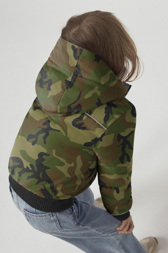 Kids Grizzly Bomber Jacket Print