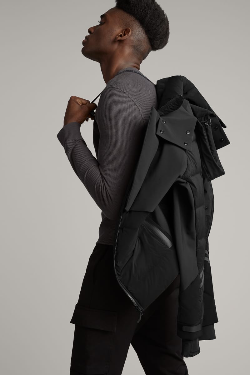 Canada goose hybridge cw element jacket black label shop