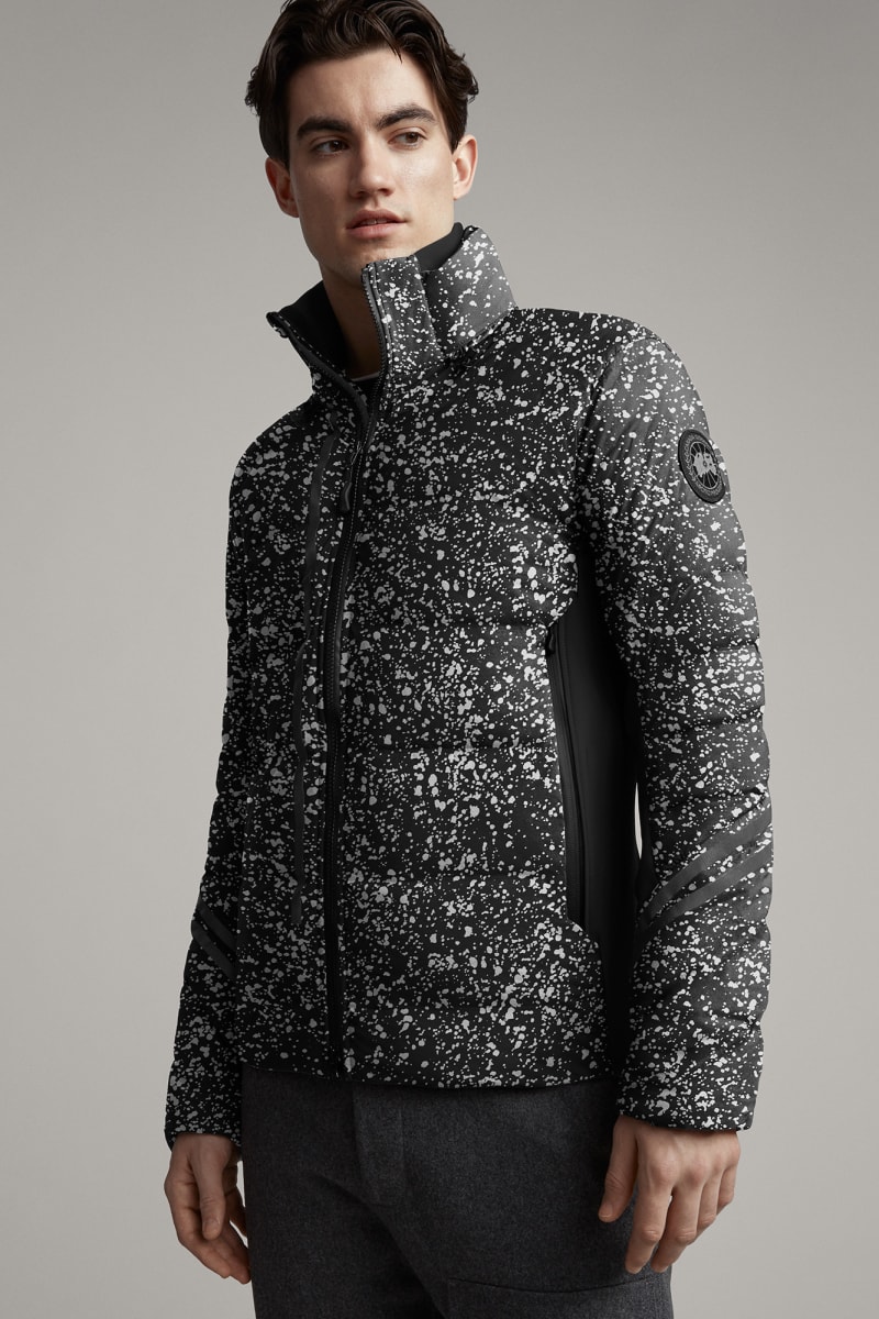 Men s HyBridge CW Jacket Black Label Reflective Canada Goose CN