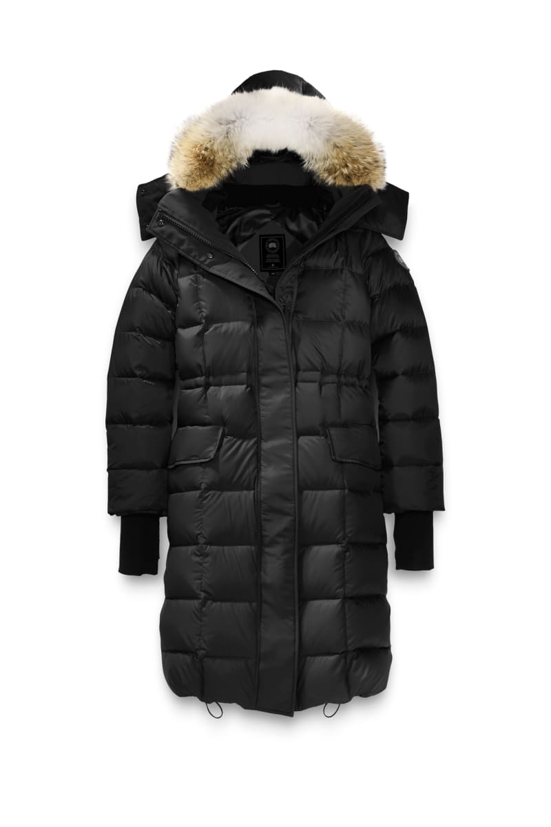Canada goose lunenburg parka black shop label