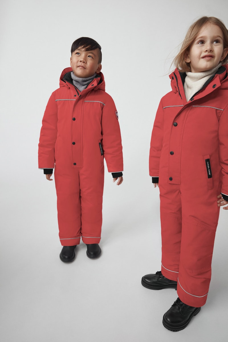 Veste d'hiver Vêtements Fille Duvet Manteau Garçon Rompers Combinaison pour bébé  Combinaison de neige pour enfants Combinaison d'escalade-3