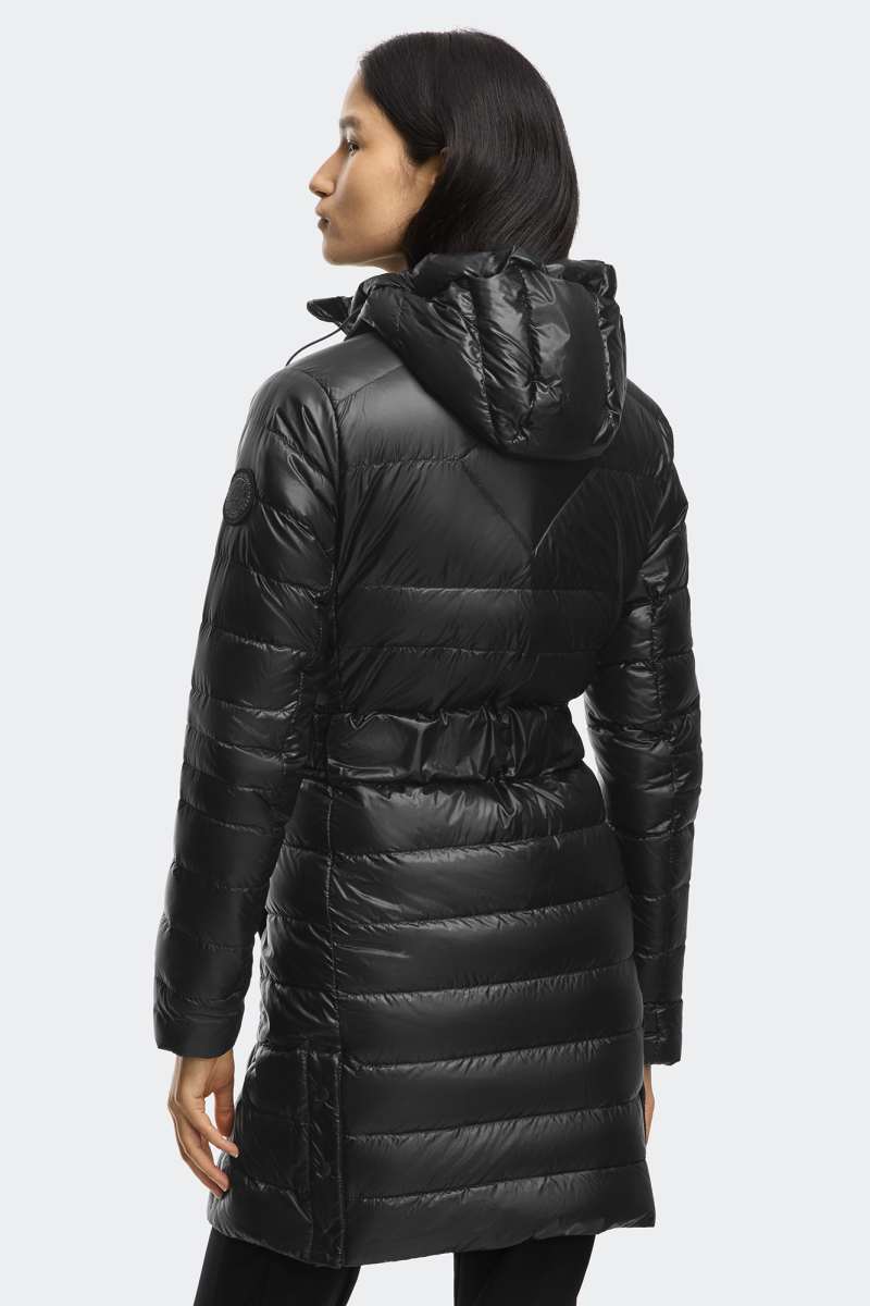 Women's Cypress Hooded Down Jacket Black Label Canada Goose US