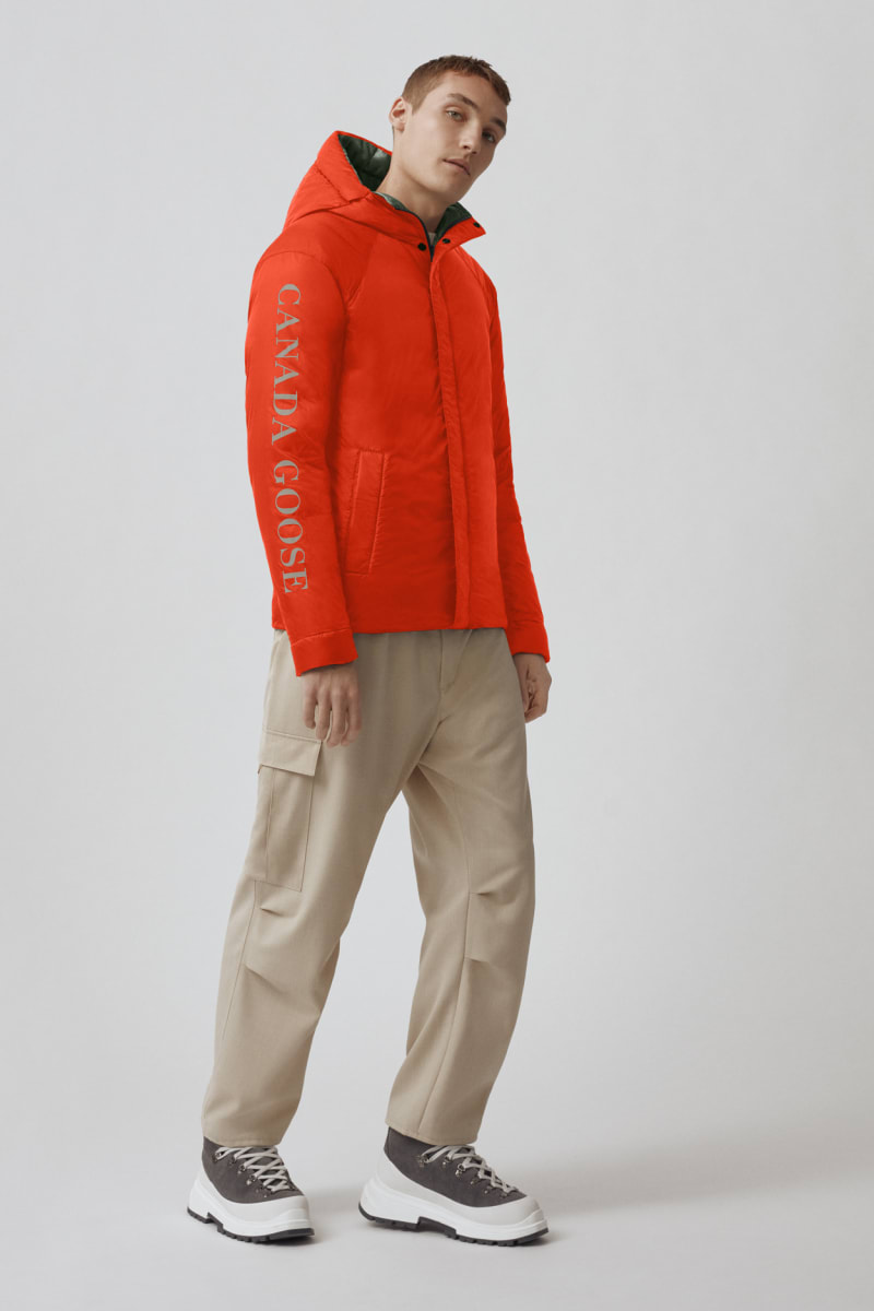 Orange canada goose jacket sale mens