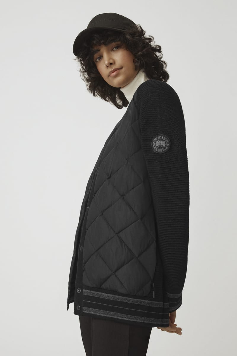 HyBridge® Quilted Knit Bomber Black Label | Canada Goose