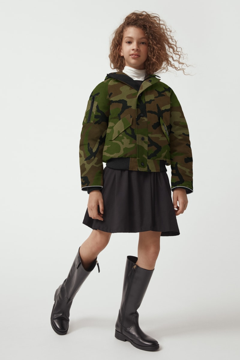 Canada goose youth discount rundle bomber jacket