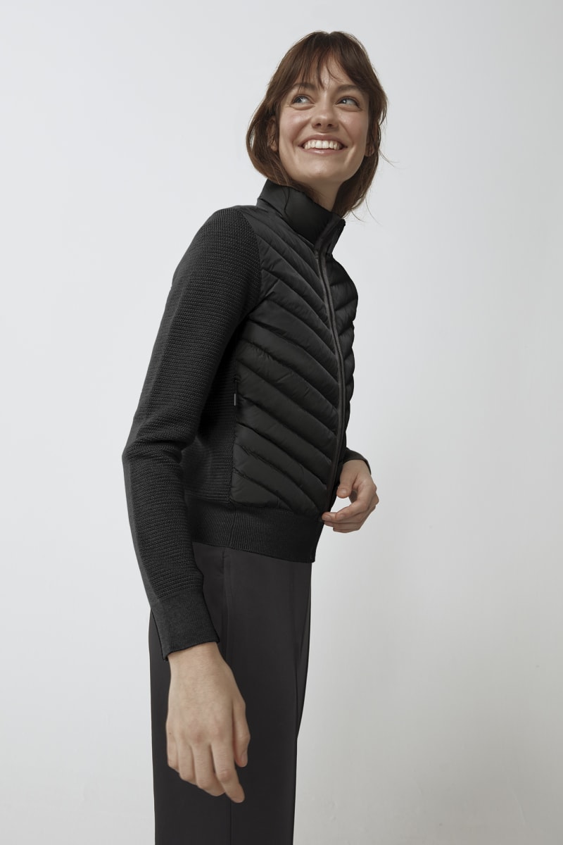 HyBridge Knit Jacket Black Label Canada Goose US