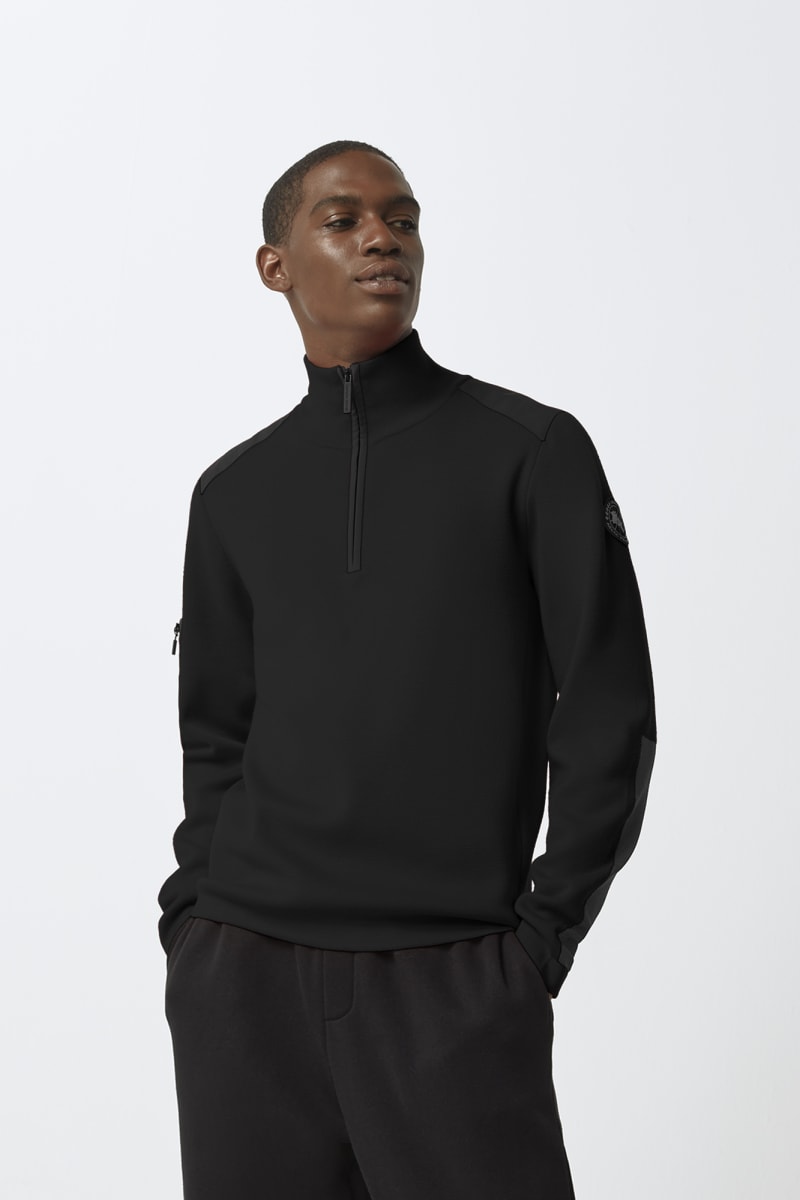 Stormont ¼ Zip Sweater Black Label | Canada Goose