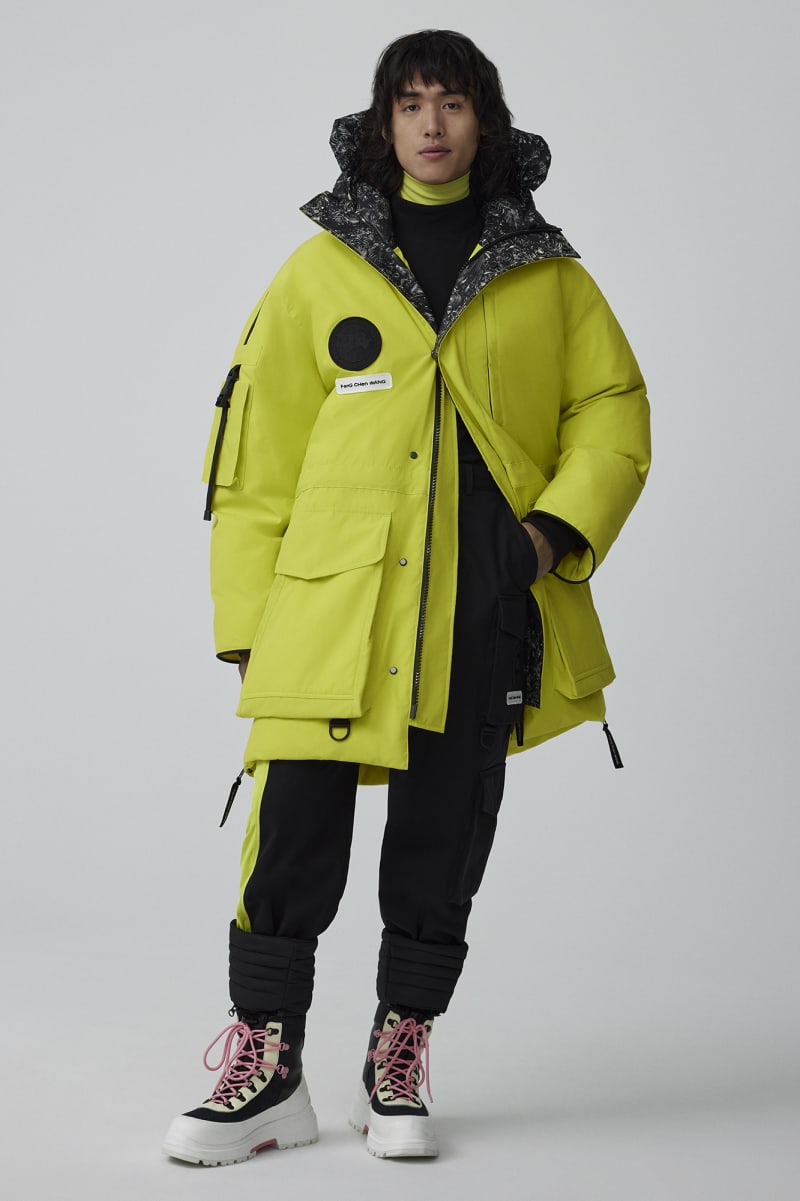 Canada goose lorette parka yellow sale