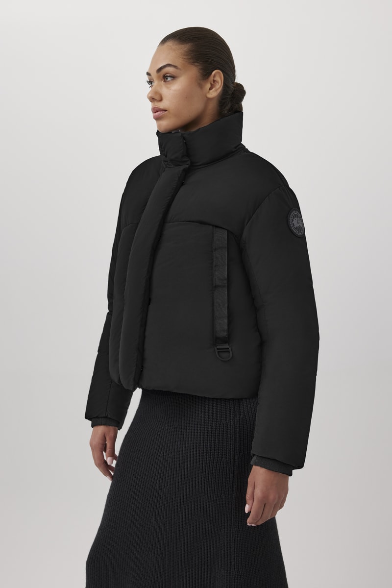 Junction Cropped Puffer Black Label | Canada Goose GB