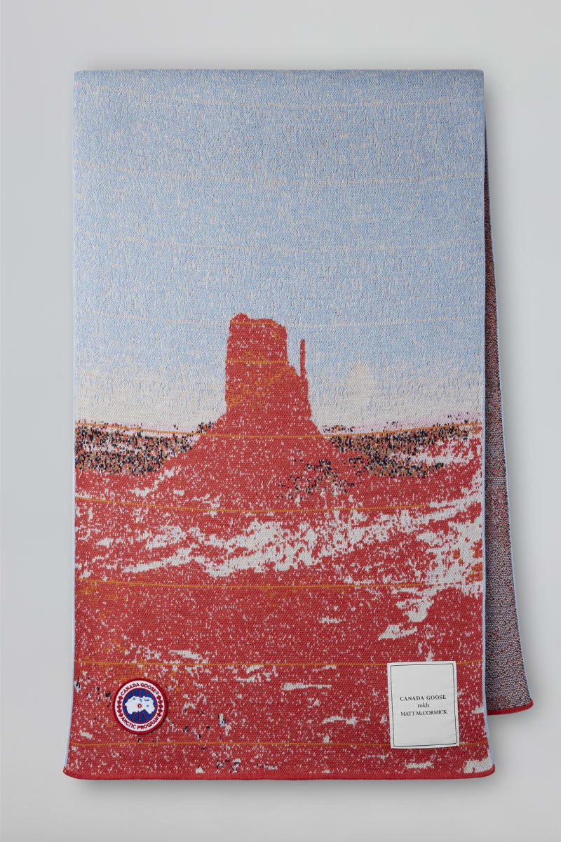 Canada goose logo blanket scarf online