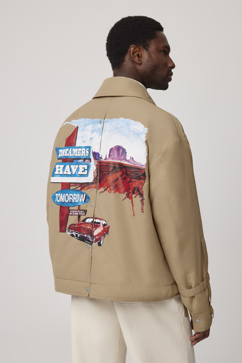 Padded Trucker Strap Jacket Graphic Canada Goose CN