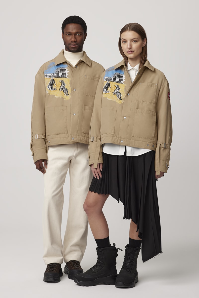 Padded Trucker Strap Jacket Graphic Canada Goose CN