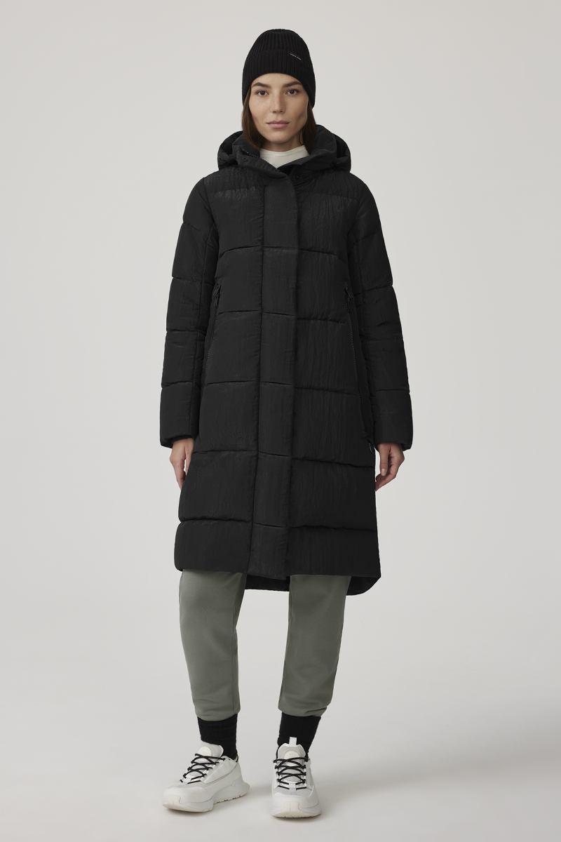 CANADA GOOSE Byward Black Label Shiny Crinkle Down Parka