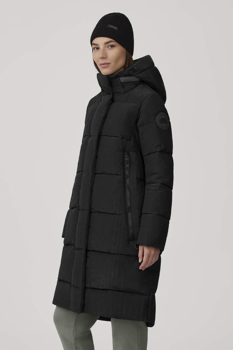 Byward Parka Black Label Shiny Crinkle