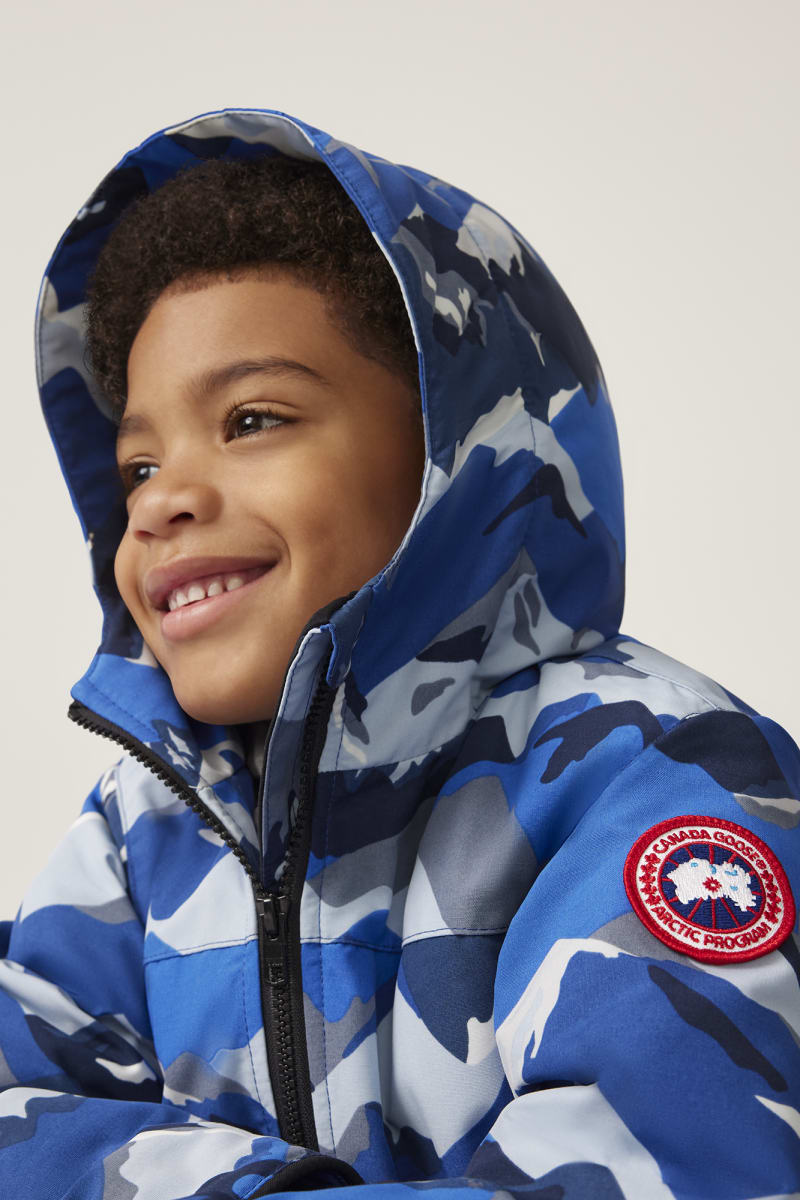 Kids Grizzly Bomber Print Canada Goose BG