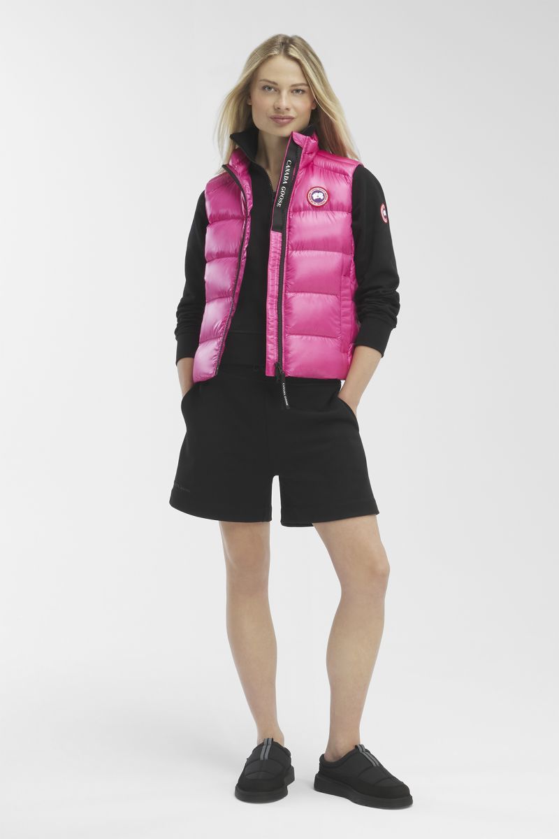 Canada goose vest pink discount