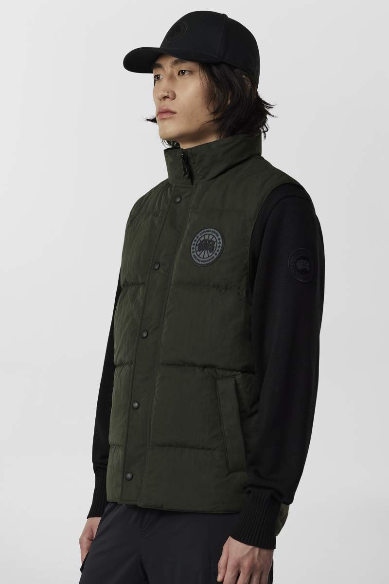 Garson Vest Crinkle Cotton Canada Goose CA