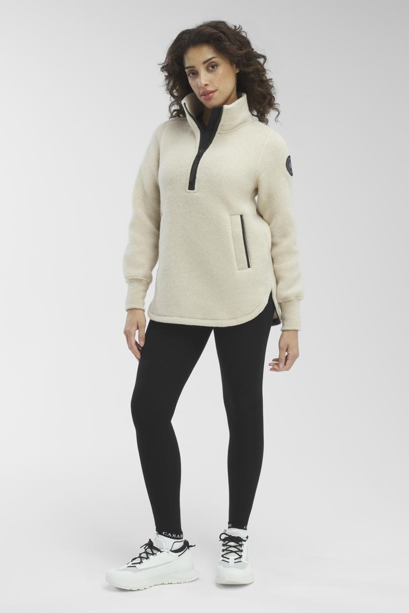 Severn Zip Sweater Kind Fleece Black Label Canada Goose US