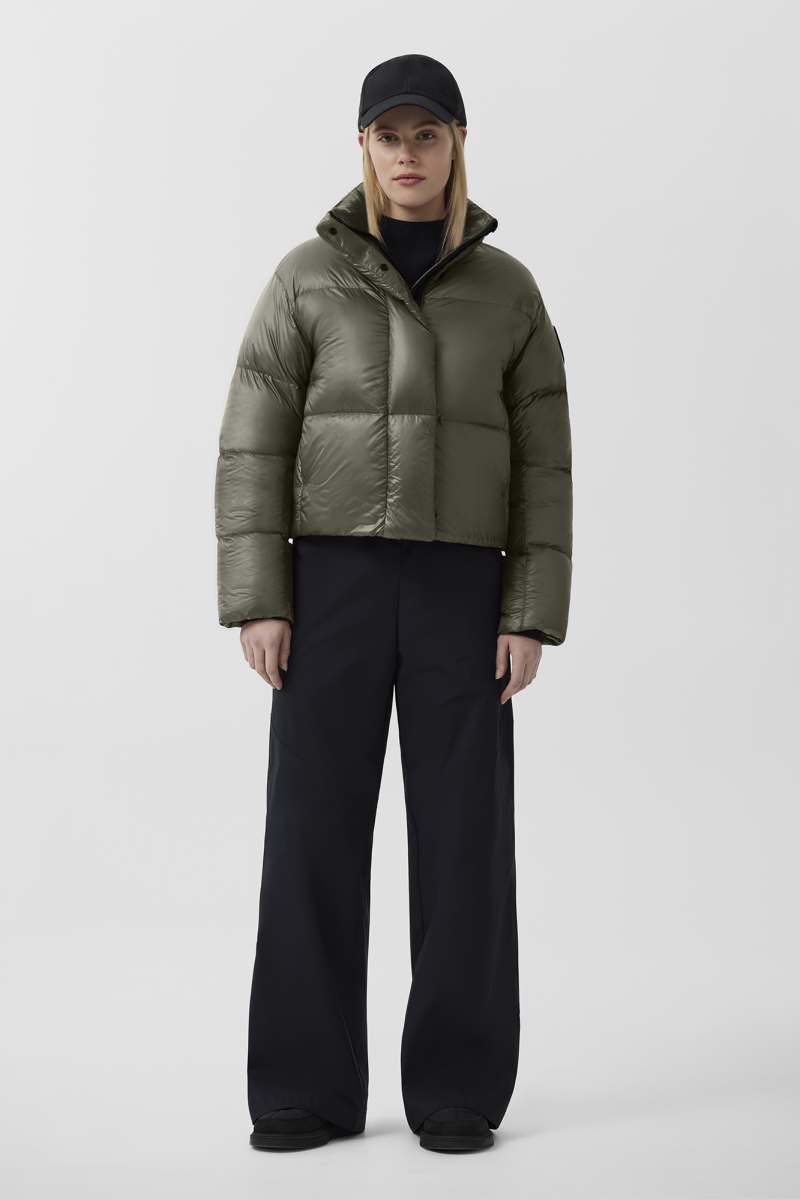 Cypress Cropped Puffer Black Label Canada Goose CA