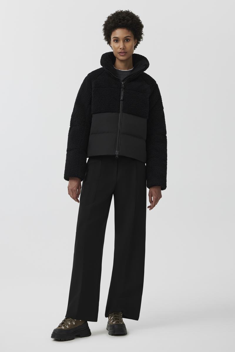 Canada goose black label zara on sale