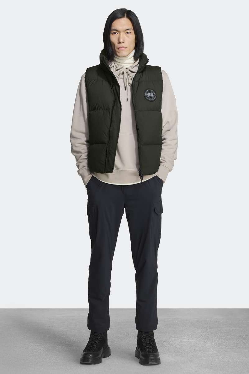 Lawrence Puffer Vest Black Label Canada Goose US