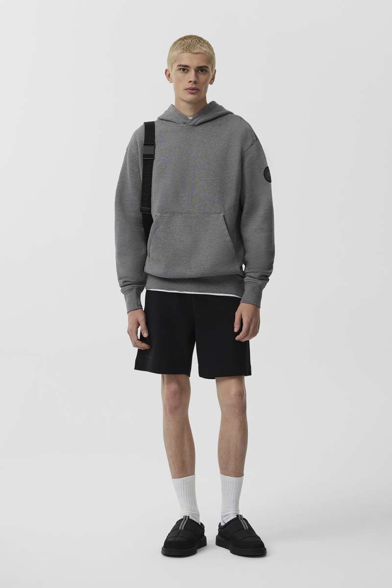 Canada Goose Tobermory Heavyweight Hoody Black Label Men Stone Heather L