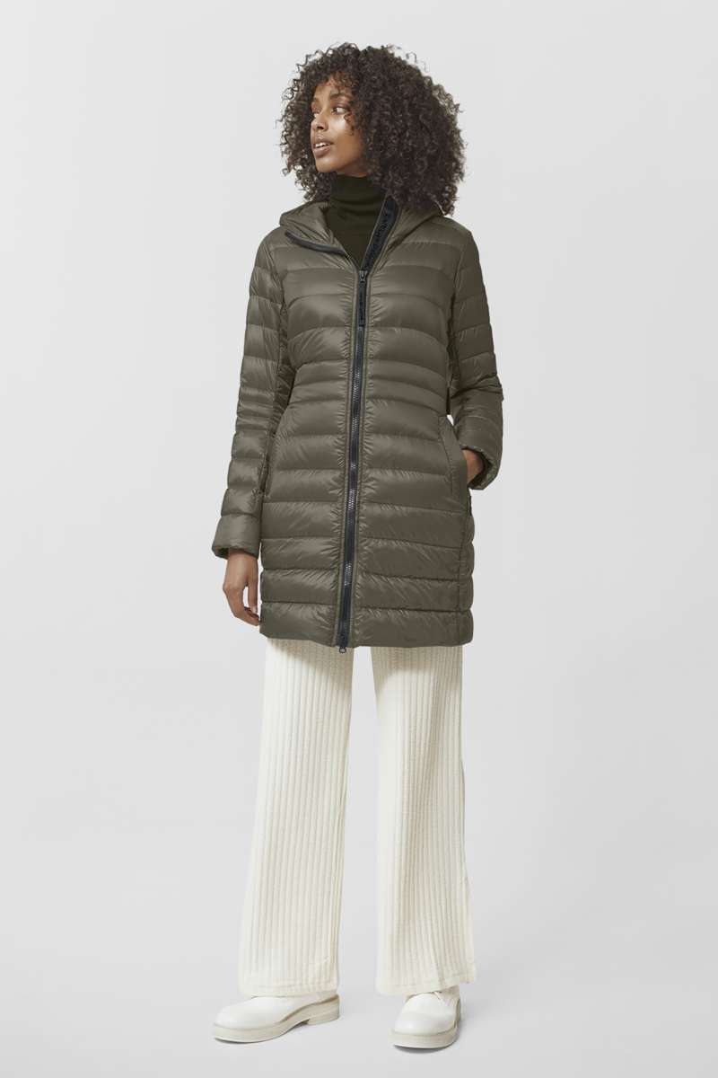 Veste en duvet a capuche Cypress Black Label pour femme Canada Goose LU