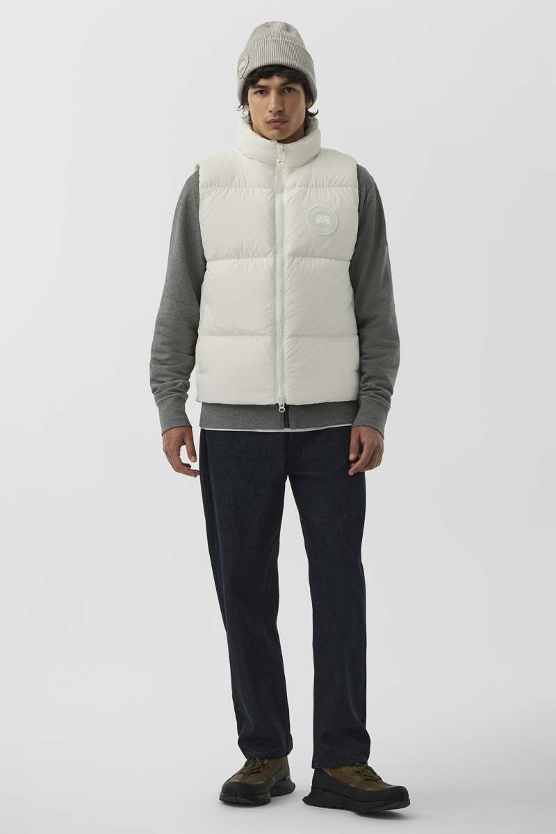 Lawrence Puffer Vest White Disc Canada Goose US