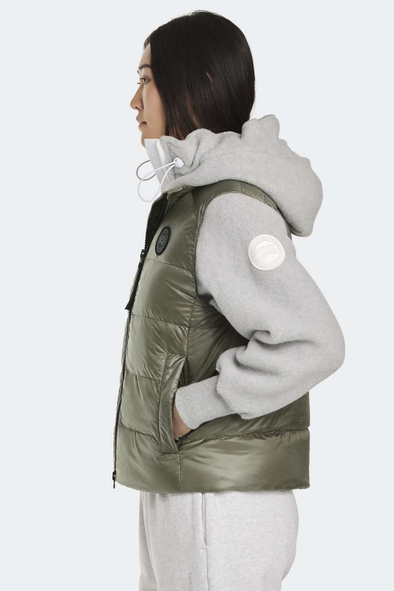 Black label canada goose vest sales