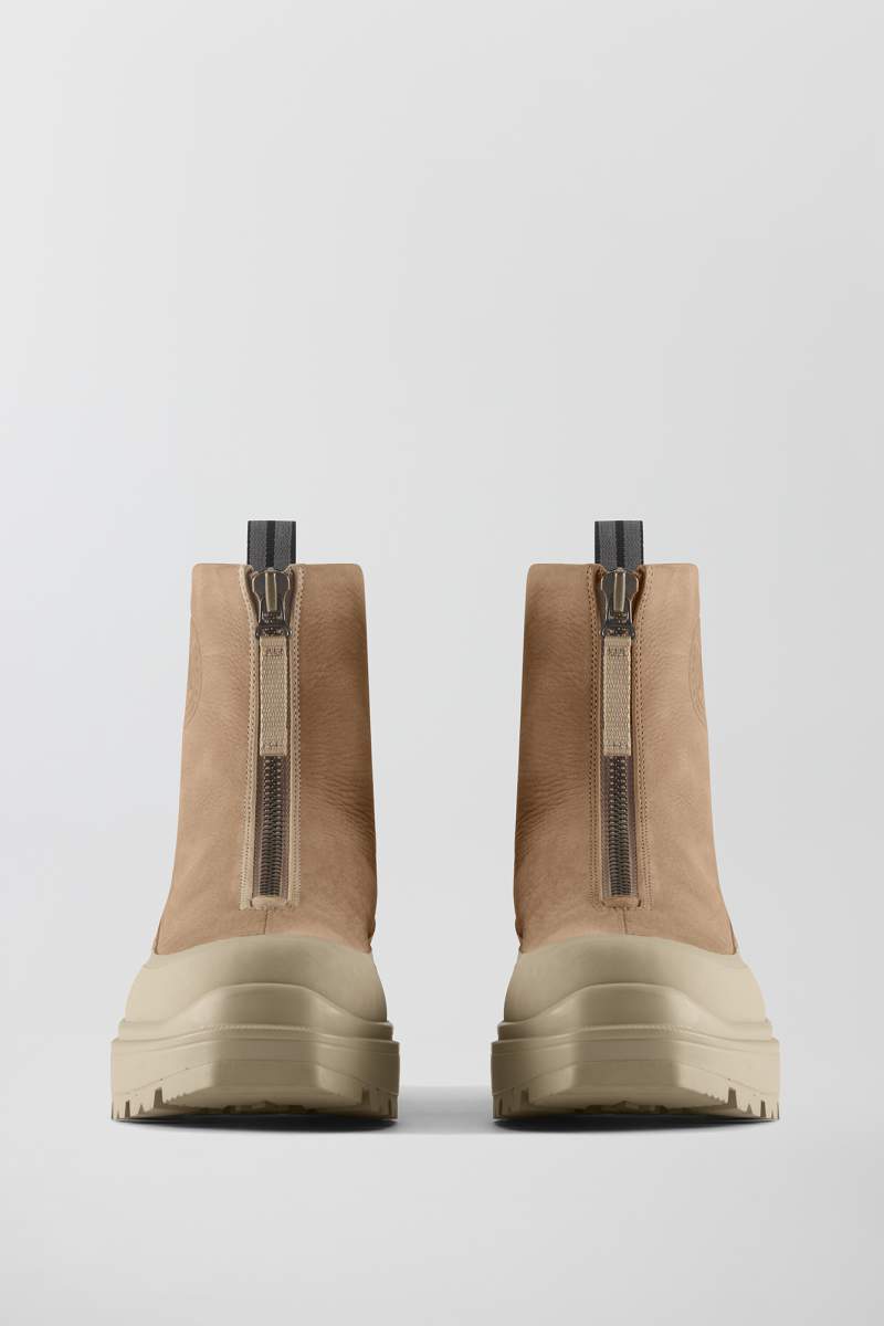 Canada Goose Kya Zip up Boot Women Tan US 10.5