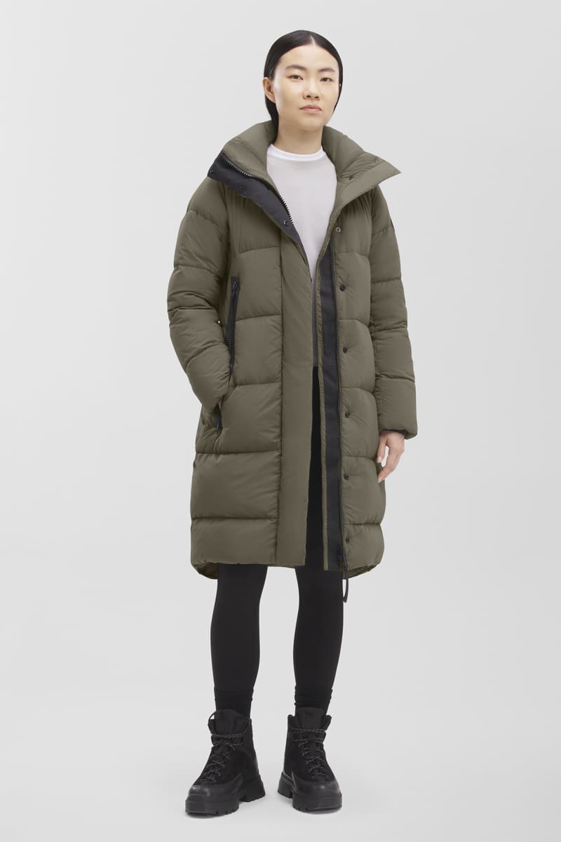 Canada goose black label womens parka online