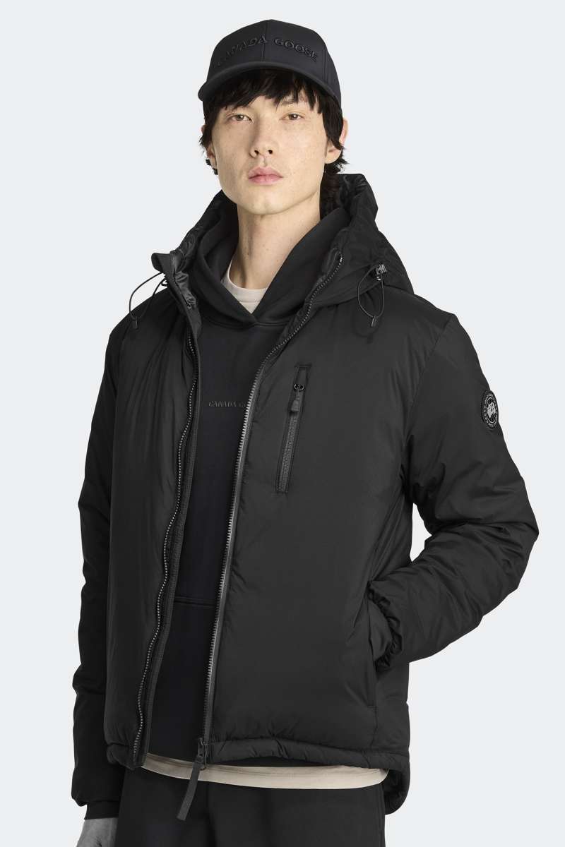 Canada goose coat black label top
