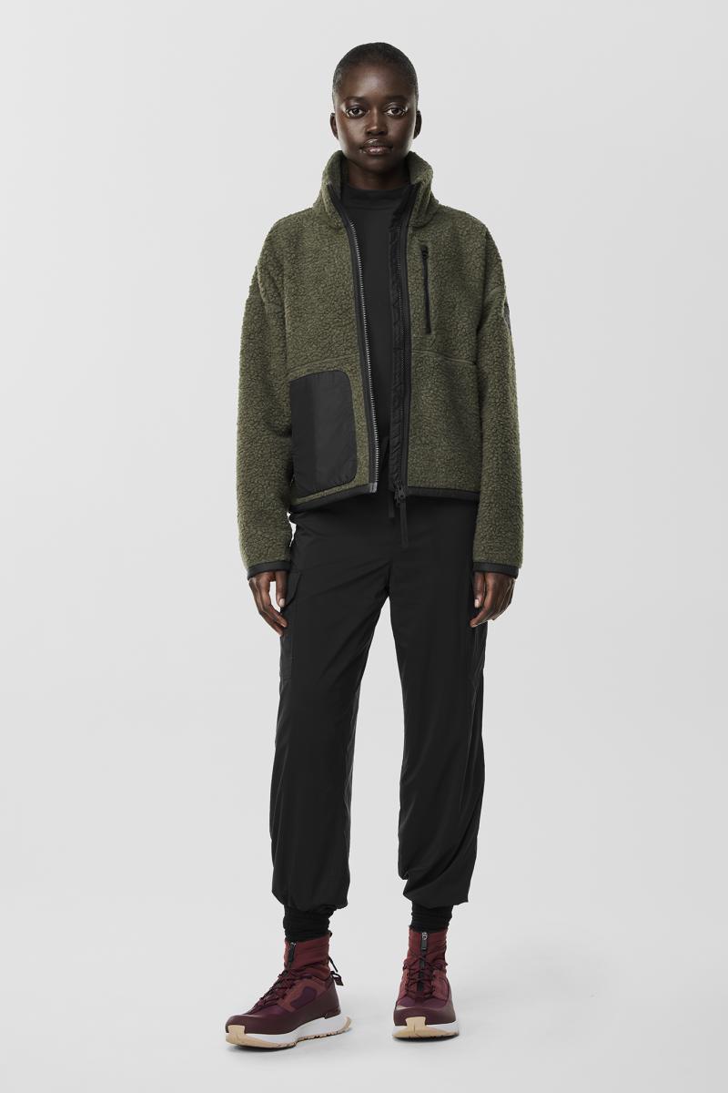 Simcoe Zip Up Fleece Sweater Black Label