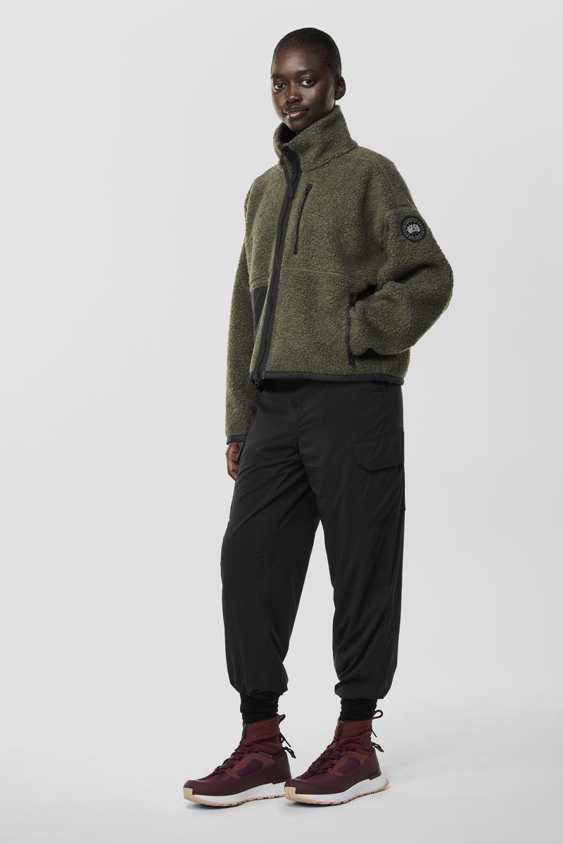 Black zip up fleece clearance