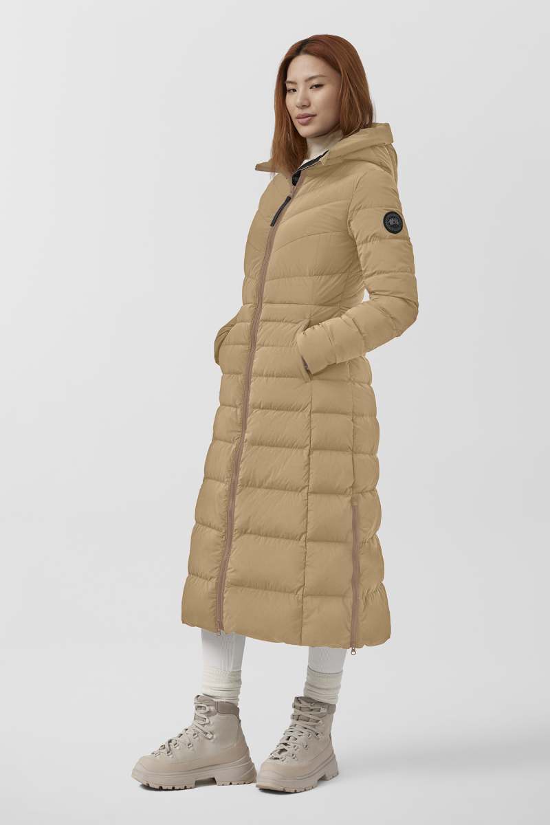 Abrigo largo Clair etiqueta negra Canada Goose ES