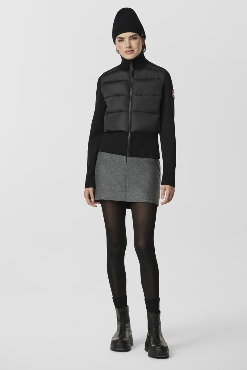 Canada goose hybridge quilted knit hoody sale