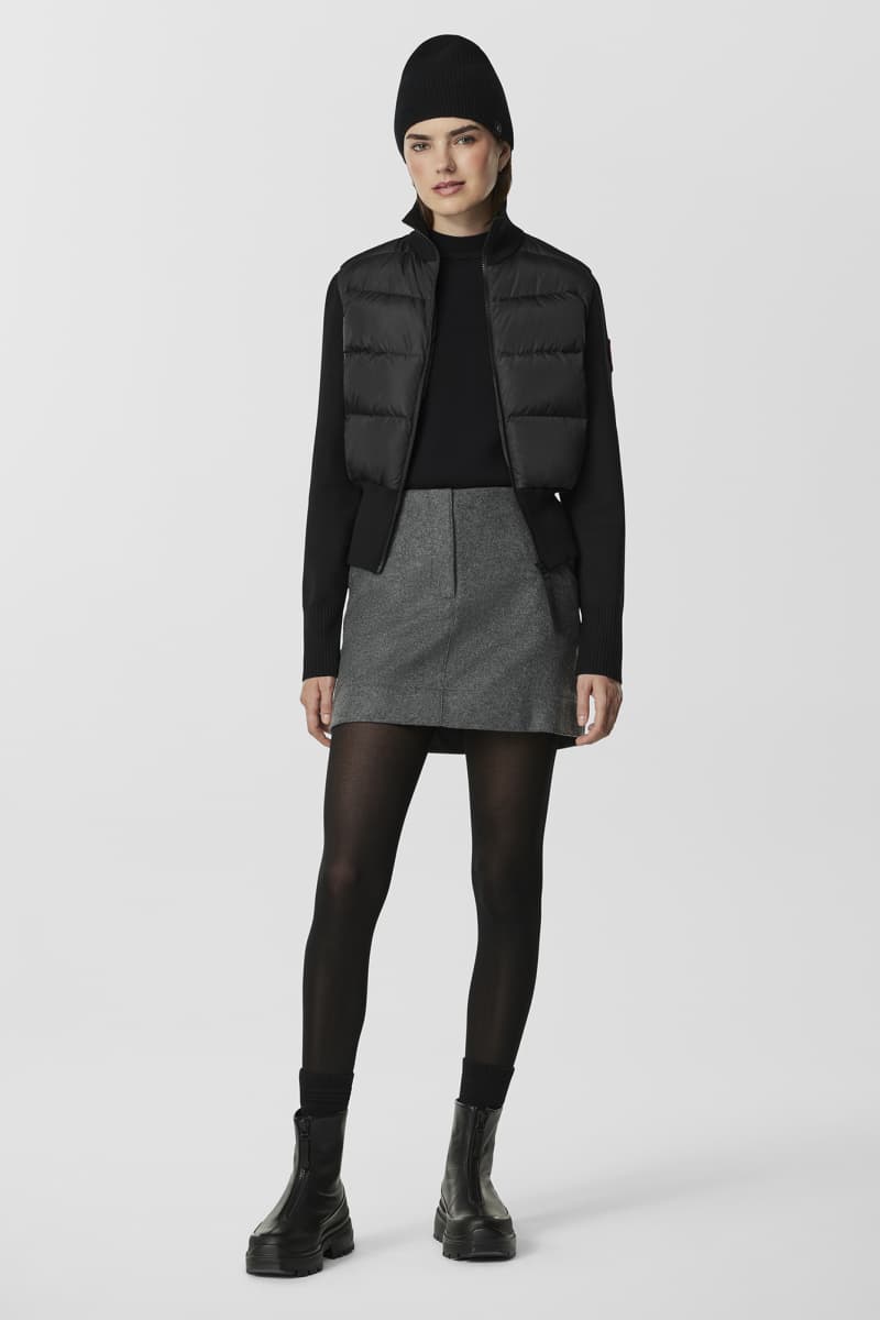 HyBridge Wide Quilt Knit Jacket Canada Goose BE