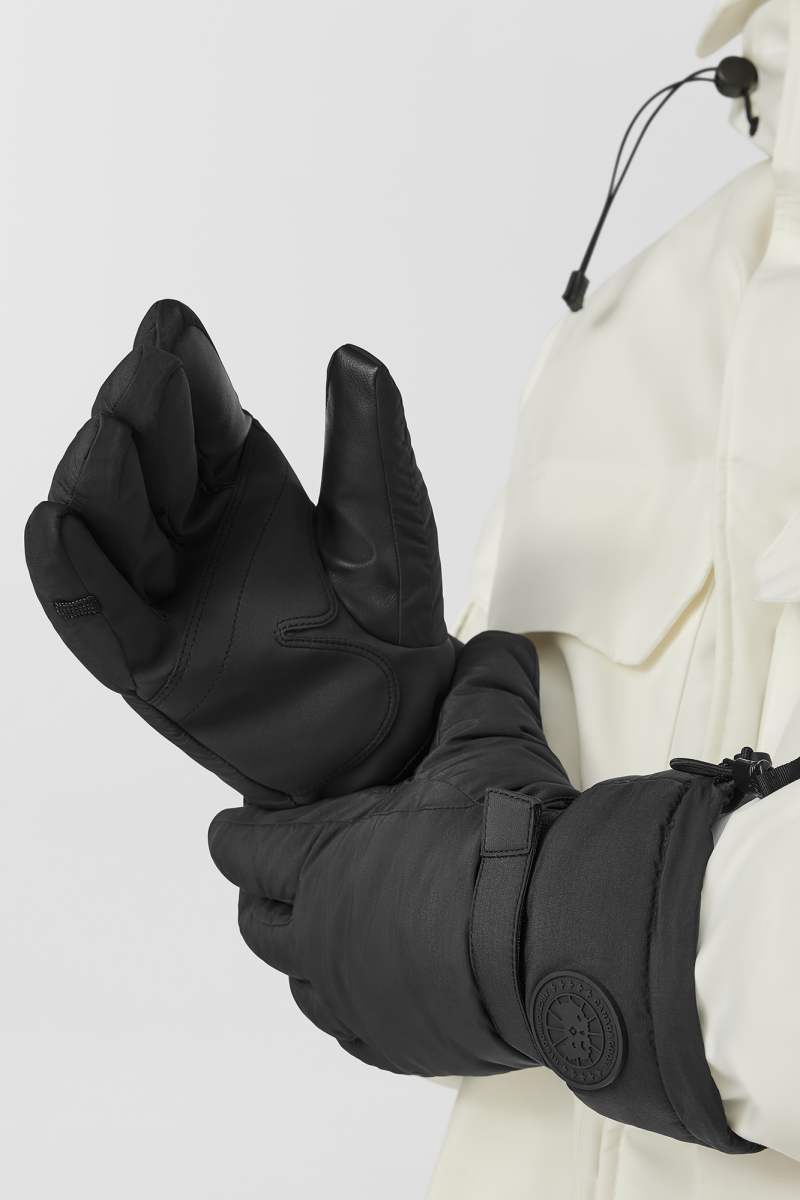 Canada goose leather gloves on sale